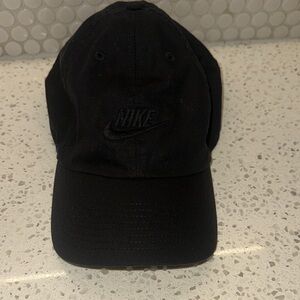 Nike baseball Hat black on black